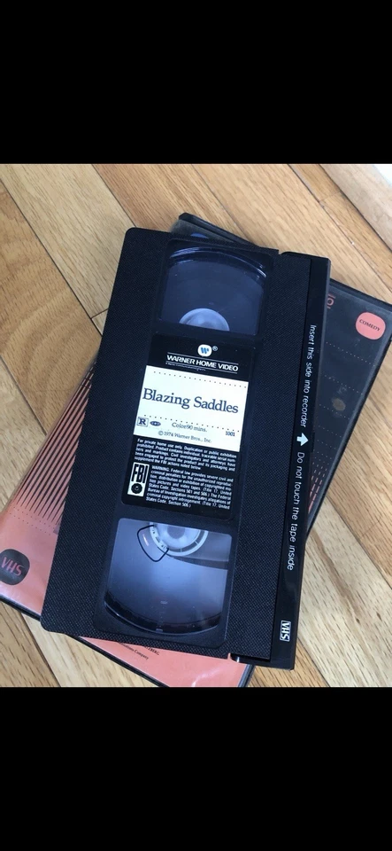 Blazing Saddles VHS Clamshell - Image 4 of 4