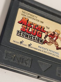 Metal Slug 1st Mission Neo Geo Pocket **Cartridge Only