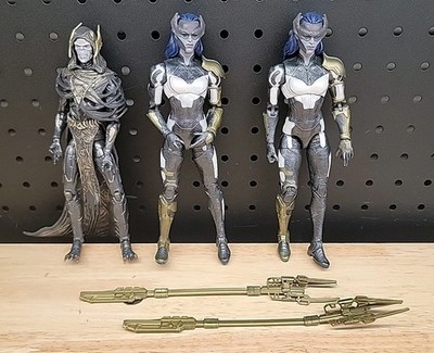 Marvel Legends Black Order Lot Of 3 Figures Proxima Midnight And Corvus Glaive