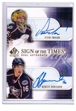 Mason & Brassard 2008-09 SP Authentic Sign of the Times Dual Auto Card #ST2-BM
