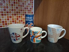 London 2012 Olympics Memorabilia 3 Mugs 1 Biscuit Tube