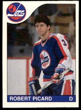 1985-86 O-Pee-Chee #215 Robert Picard Winnipeg Jets