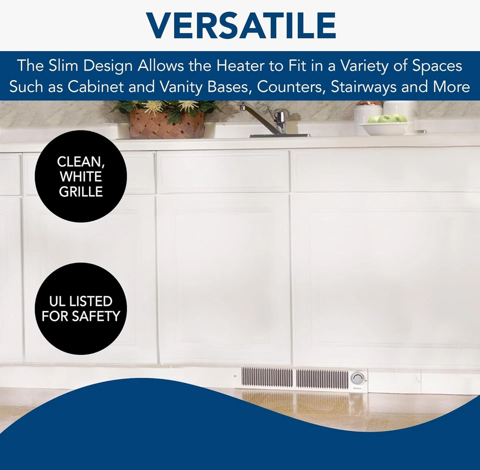 Broan-NuTone 112 Heater, Covers 150 sq. ft. at Factory Wired Voltage, White - Image 4 of 4