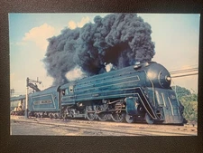 Vintage Train Postcard "The Cincinnatian" No. 53 Baltimore and Ohio 5301 3B