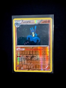 Pokemon 2013 Legendary Treasures Lucario #80/113 Reverse Holo Rare
