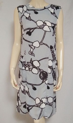 Marni, Abito tubino vintage MARNI Creeping Vine senza maniche FLOREALE IT 40 US 4-6 nuovo con etichette