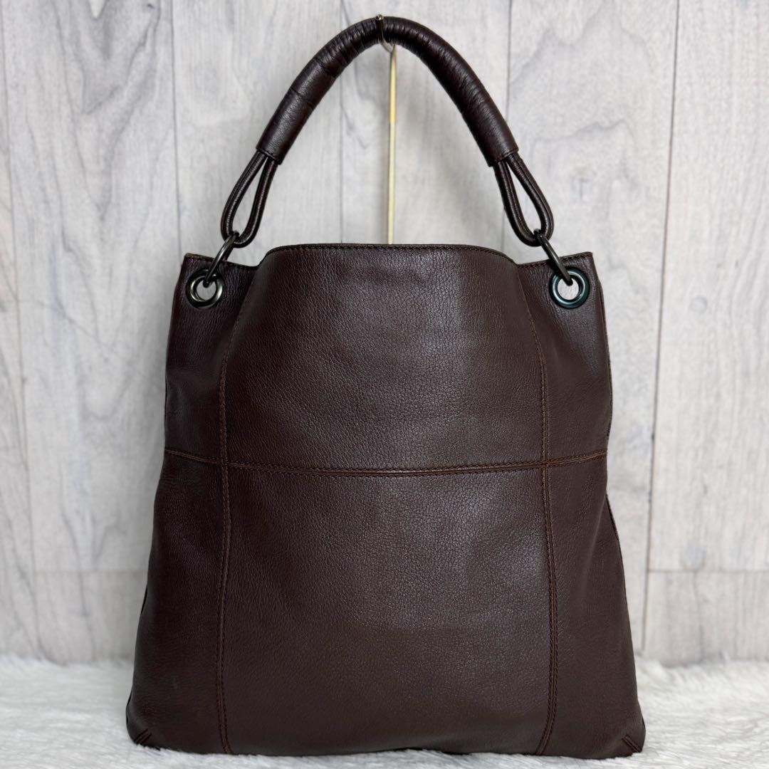 Bottega Veneta Women's Shoulder Bag Handbag Leather Brown Authentic thumbnail 2