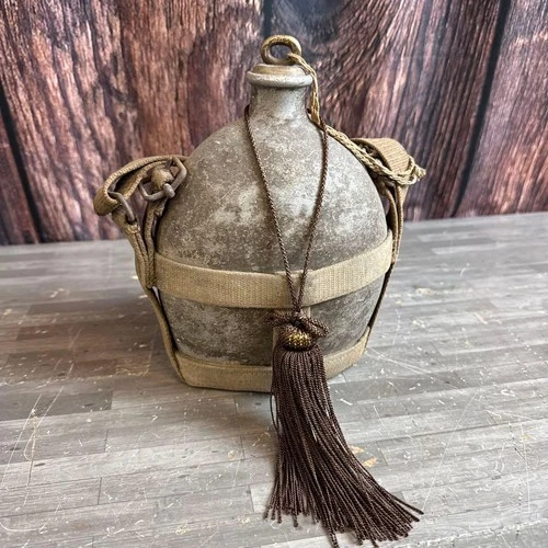 Japanese military water bottle Canteen vintage Showa retro antique WW2