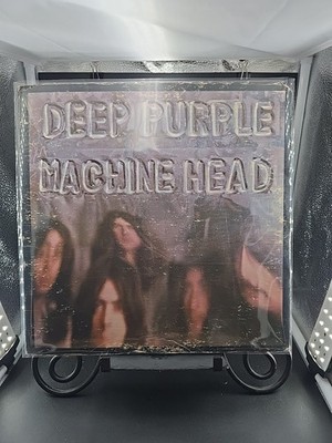 DEEP PURPLE Machine Head 1972 Warner First Press with Poster Gatefold LP VG/G+