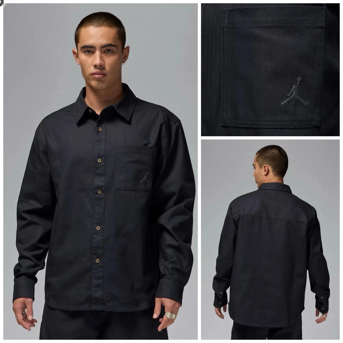 Jordan Regular Fit Button-Up Casual Button-Down Shirts for Men | eBay