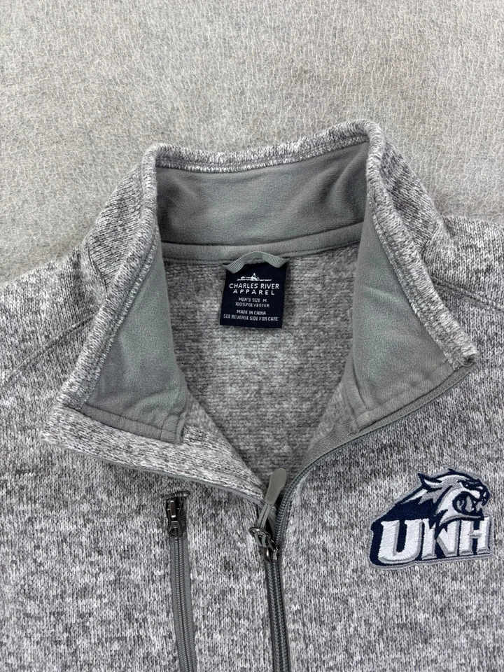 New Hampshire Wildcats Charles River Stitched Campus Jacket Vest (Men's Medium) - Image 4 of 4