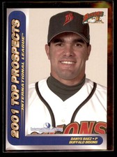 2001 Choice International League Top Prospects Danys Baez Buffalo Bisons #03