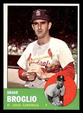 1963 Topps Baseball #313 Ernie Broglio NM *h1