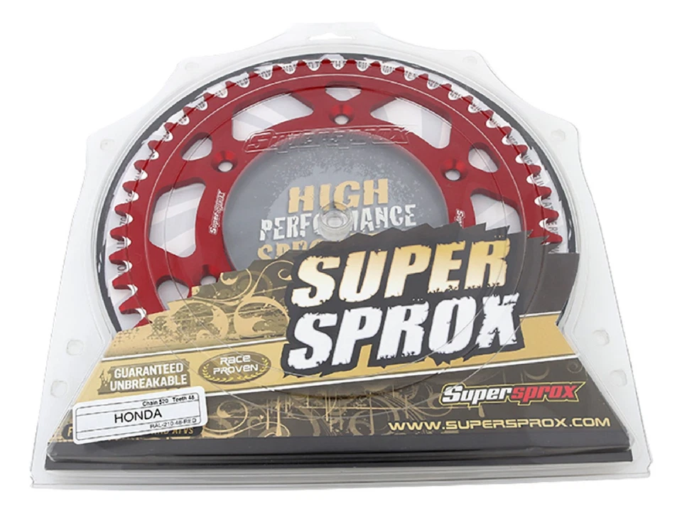 Red Aluminum Sprocket For Honda CR125R 1983-2007 CRF230M 2009; RAL-210-48-RED Foto 4 de 4