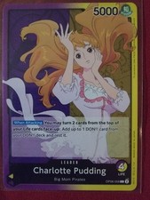 One Piece Tcg Ready To Play  Charlotte Pudding  Purple/Black Custom Deck