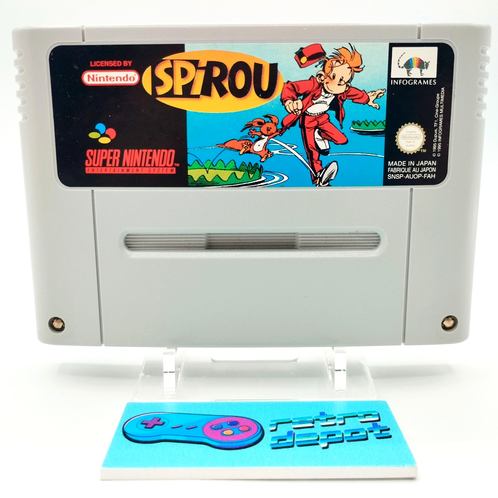 Spirou / Super Nintendo SNES / PAL / FR / FAH #3