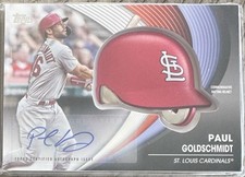 Paul Goldschmidt Auto /10 2022 Topps Series Two Commemorative Helmet Autograph