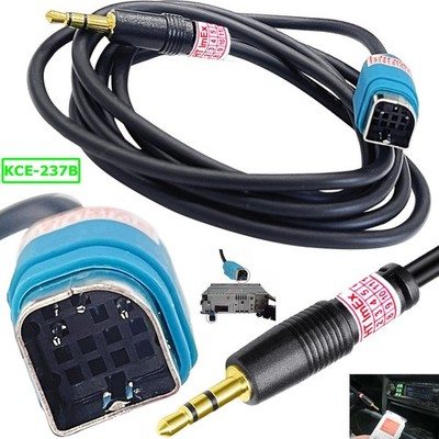 AUX-Audio-Kabel KFZ-Auto-Adapter für Alpine CDE-101R/RM, CDA-105Ri, CDA-117Ri