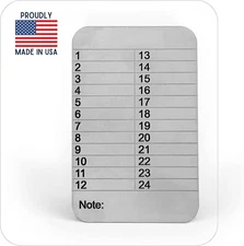 Vilo Cryptocurrency Steel Wallet, 24 Seed Phrase Storage, Stainless Steel Crypto