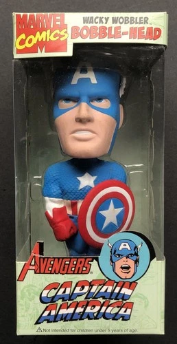 Captain America 2008 Marvel Comics Wacky Wobbler Bobble-Head The Avengers