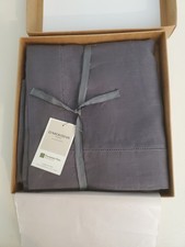 Corredor de mesa de lino europeo D'Moksha Homes marrón, 100 % europeo, 106 x 60