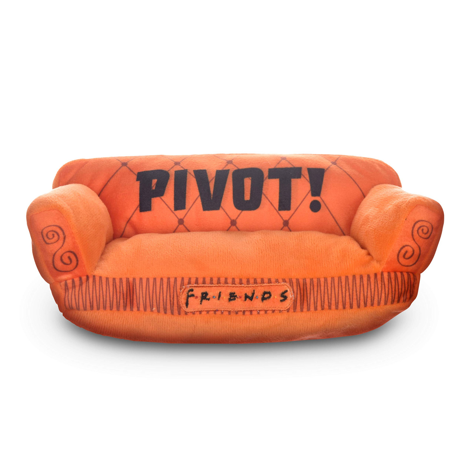 Friends Dog Toy, Orange Sofa Pivot Couch from Friends TV Show Stuffed Animal ...