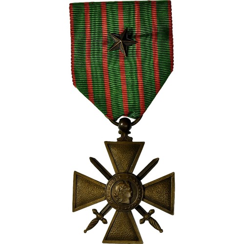 CROIX DE GUERRE 14/18 AVEC 1 CITATION + PALME - Médailles - Décorations (14526763