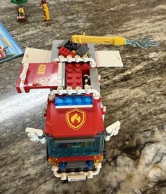 LEGO City Fire 4208 Fire Truck 243pc Complete Set w/ Manual No Box Firefighter