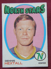 1971 Topps #128 - Dennis Hextall - Minnesota North Stars
