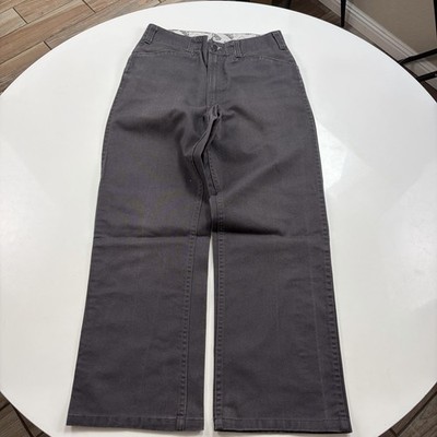 Ben Davis Chino Pants 30x29 Grey Original Bens Plenty Tough Twill Workwear