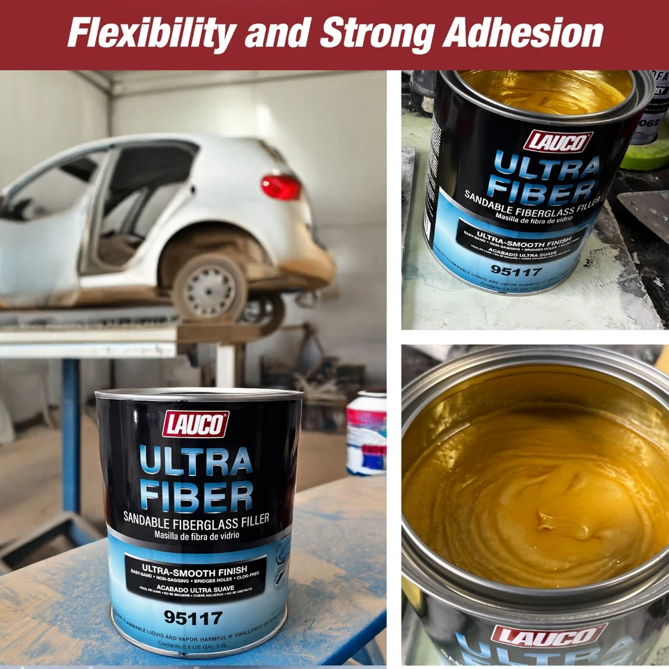 Ultra Fiber Sandable Fiberglass Filler for Fiberglass, Steel, Plastics - 95117 - Image 2 of 4