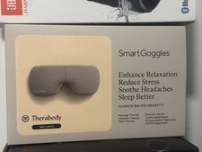Therabody Smart Goggles SmartSense Soothe Massager Therapy - Beige NEW