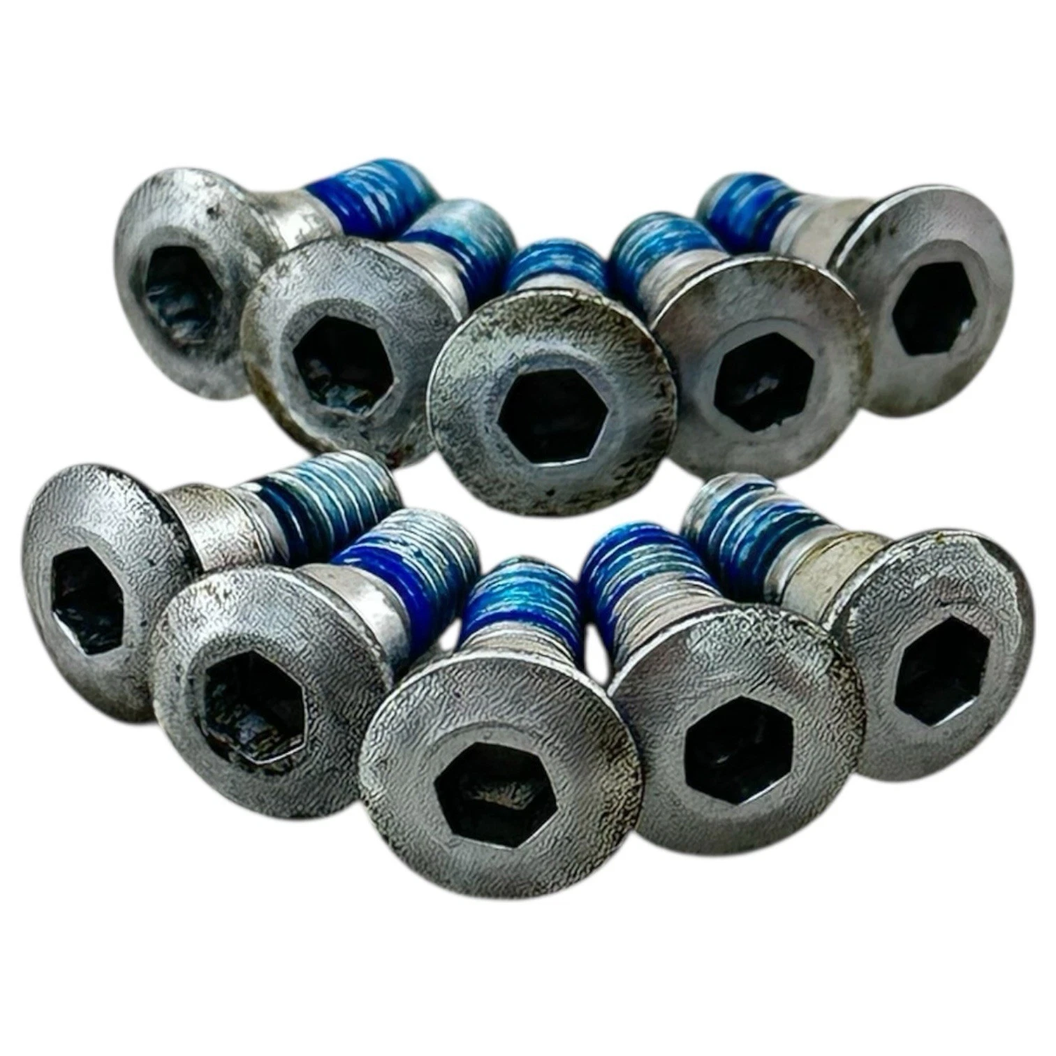 2007 2008 SUZUKI GSXR 1000 FRONT ROTOR BOLTS BRAKE DISC HARDWARE SCREW SET STOCK