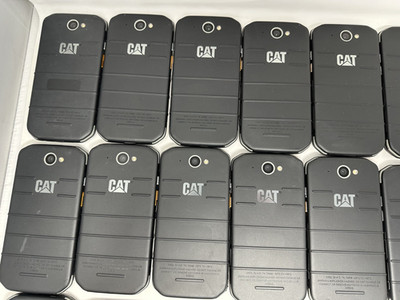 Lot of 5 CAT S48C - 32 GB - Black (Sprint) Android Rugged Smart Phones
