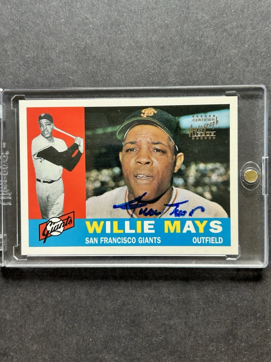 Willie Mays Autograph Baseball Trading Cards for sale | eBay