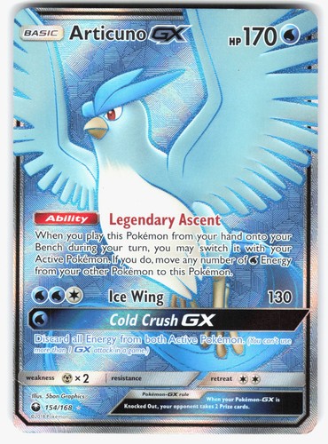 Articuno GX (Full Art) Holo Ultra Rare SM - Celestial Storm 154/168 HP