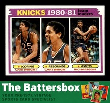 1981 Topps #58 Bill Cartwright/Micheal Ray Richardson TL NM/NM+ X3739107