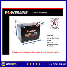 Battery fits NISSAN QASHQAI 300ZX 370Z PRIMASTAR SKYLINE MURANO 068 New