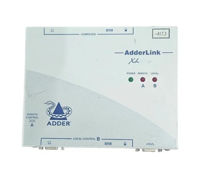 ADDERLINK XL SILVER ALSTX/ALSRX KVM EXTENDER SR NO. ALS5653