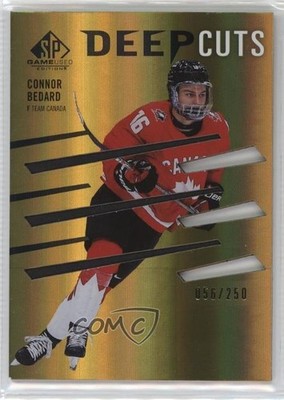 2023 Upper Deck SP Game Used Edition Deep Cuts /250 Connor Bedard Rookie RC uk2