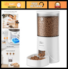 Automatic Cat Feeder 4L - Programmable Timed Pet Food Dispenser for Cats  Small