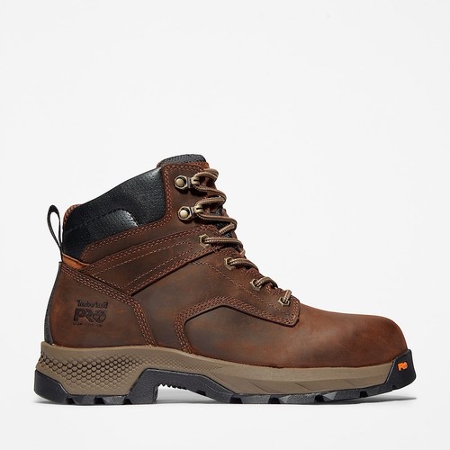 Size 12 - Timberland PRO Men’s 6” TiTAN EV Composite Toe Work Safety Brown NEW