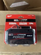 NEW Milwaukee Genuine M18 Forge 48-11-1881 8.0 AH Battery 18V Red Lithium