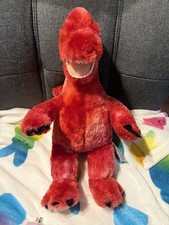 Build A Bear Workshop Red Dinosaur T-Rex Plush 14” Stuffed Toy