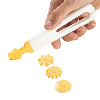 Zierrand Teigroller für Kekse und Kuchen 15,6 3,2 cm multifunktional