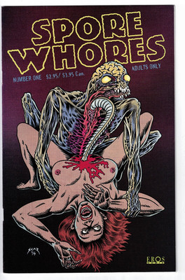 SPORE WHORES #1 VINTAGE COMIC 1994 / S.C.A.R. (EROS COMIX)