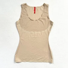 Spanx Women Thinstincts Shapewear Scoop Neck Tank Top Nude Beige Slimming Cami M