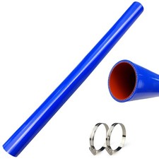 3 Id X 3 Ft Blue Silicone Radiator Coolant Hose For Semi Trucks