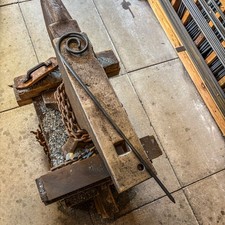 Hand-Forged Garden Lantern Holders | Blacksmith-Made Iron Hook Stakes