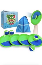 Toss and Catch Ball Game Set Sticky Paddle Set Games Kids Toddlers